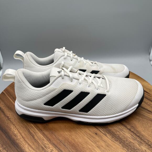 Adidas Game Spec Tennis Shoes Mens Size 10.5 White Athletic Court Comfort Gym - Picture 1 of 8